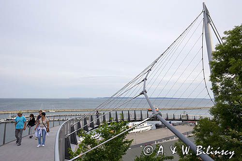 Kładka pylonowa, Port Sassnitz, Rugia, Niemcy