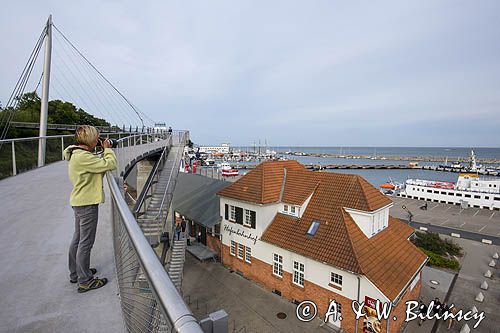 Kładka pylonowa, Port Sassnitz, Rugia, Niemcy