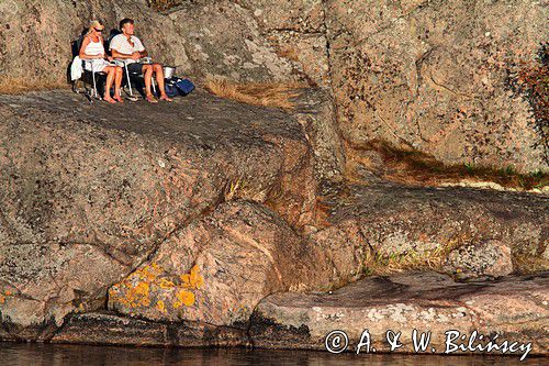 na Sloholmen w archipelagu Laxvarp, Archipelag Gryt, szwedzkie szkiery, Szwecja