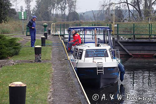 śluza Nowe nr 12, rzeka Noteć, vistula cruiser 30