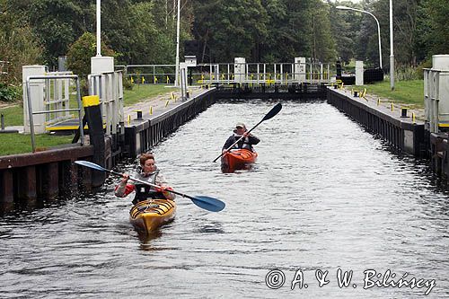 śluza Diemitz, Muritz-Havel wasser strasse, Pojezierze Meklemburskie, Meklemburgia-Pomorze Przednie, Niemcy