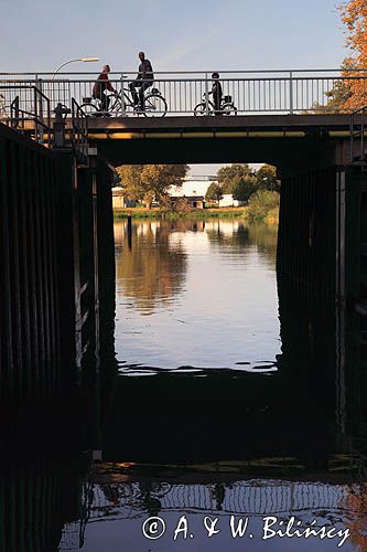 śluza Parchim, Muritz-Elde wasser strasse, Pojezierze Meklemburskie, Meklemburgia-Pomorze Przednie, Niemcy