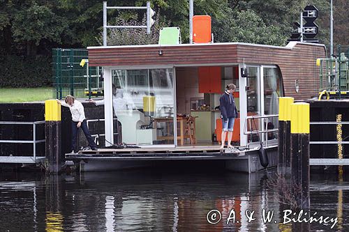 śluza Regow, Obere Havel Wasser Strasse, Brandenburgia, Niemcy