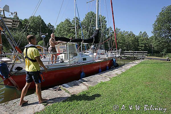 Śluza Sjotorp 5, Kanał Gota, Gotajski, Gotyjski, Szwecja
