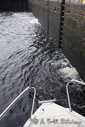 śluza Zehdenick, Obere Havel Wasser Strasse, Brandenburgia, Niemcy