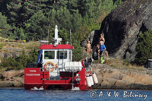 Statek śmieciarka, Południowa Norwegia, Skagerrak