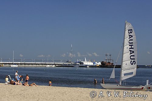 Sopot plaża i molo