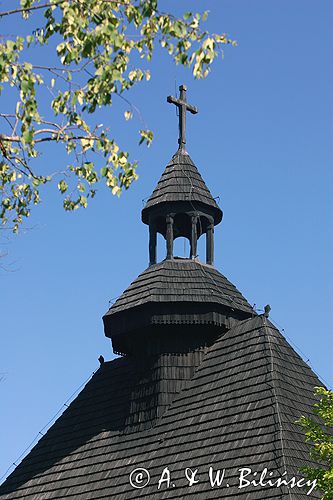 Spała kościółek drewniany powiat Tomaszów Mazowiecki