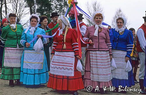 strój kurpiowski niedziela palmowa Łyse