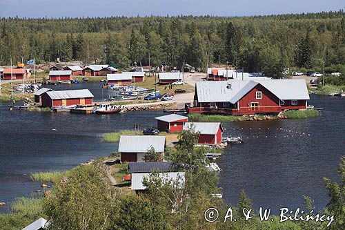 port rybacki Svedjehamn, Archipelag Kvarken, Finlandia, Zatoka Botnicka