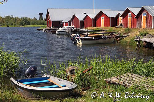 port rybacki Svedjehamn, Archipelag Kvarken, Finlandia, Zatoka Botnicka