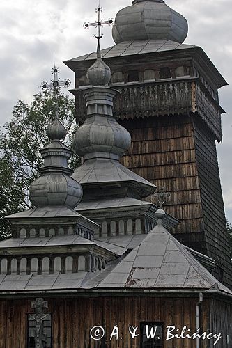 Świątkowa Wielka zabytkowa cerkiew drewniana z 1757 roku, obecnie kościół katolicki Beskid Niski
