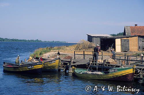 przystań rybacka w Świbnie, Przekop Wisły, żuławy