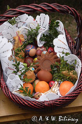 święcone, święcenie pokarmów, Rabka, Wielka Sobota