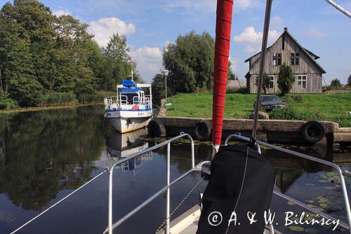 ujście rzeki Sysa do rzeki Niemen, wieś Sysa, Park Regionalny Delty Niemna, Litwa Sysa river, Nemunas Delta, Lithuania