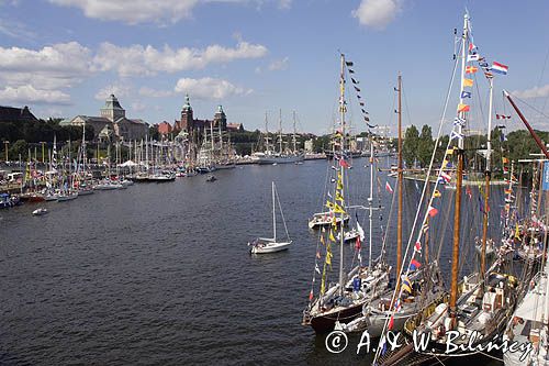 Szczecin, Wały Chrobrego, Odra Zachodnia i Duńczyca, Tarasy Hakena, Tall Ship Race 2007, Zlot żaglowców