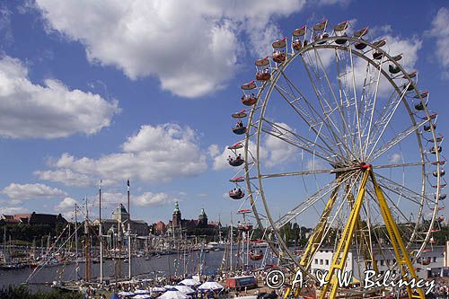 Szczecin, Wały Chrobrego, Odra Zachodnia i Duńczyca, Tarasy Hakena, Tall Ship Race 2007, Zlot żaglowców, Diabelski Młyn, Wesołe Miasteczko