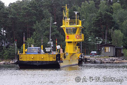 prom między wyspami, szkiery Turku, Finlandia Turku Archipelago, Finland