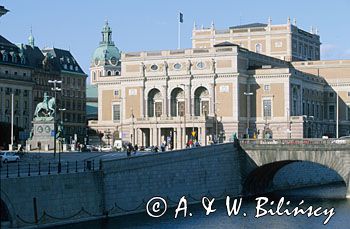 Sztokholm, Gustav Adolfs Torg i Opera, Szwecja