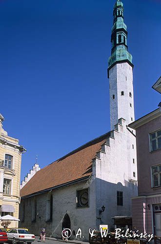 Tallin, kościół św. Ducha, Estonia