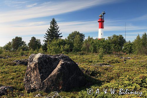 latarnia morska na wyspie Tankar, Finlandia, Zatoka Botnicka