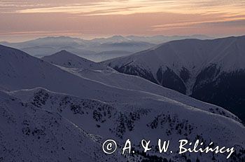 Tatry widok z Kasprowego Wierchu