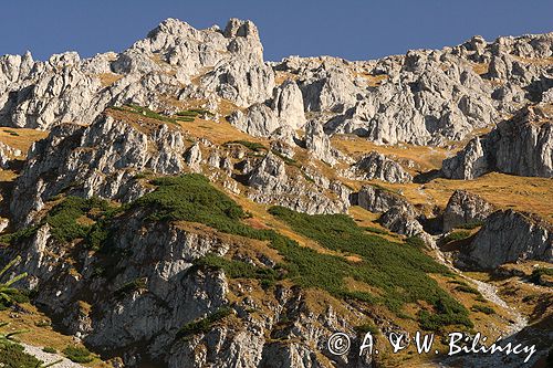 Tatry skały pod Ciemniakiem
