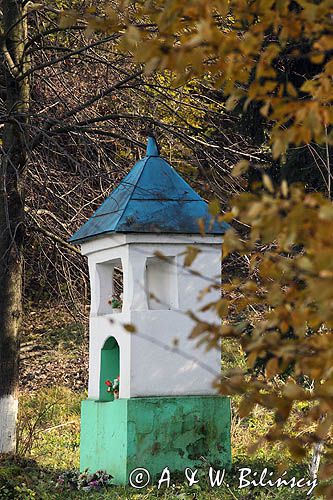 Temeszów, kapliczka przydrożna, Pogórze Dynowskie