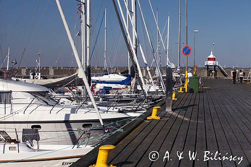 Marina w Thyboron, Western Jutland, Limfjord, Jutlandia, Dania