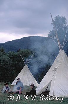 Tipi w Bieszczadach