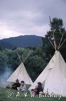 Tipi w Bieszczadach