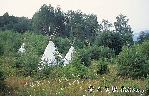 Tipi w Bieszczadach