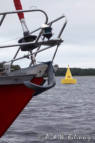 Töre, Szecja, Boja oznaczająca najdalej na północy położony port Bałtyku. Żeglarstwo, Bank zdjęć Bilińscy