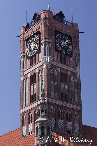 Toruń wieża Ratusza