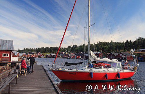 Marina in Trysunda. High Coast, Gulf of Bothnia, Sweden. Photo A&W Bilińscy