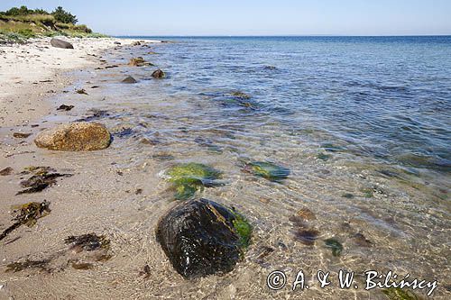 Wybrzeże na wyspie Tuno, Kattegat, Dania