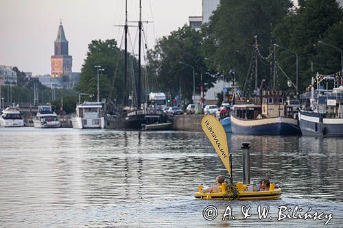Pływająca wanna, Aurajoki, Turku, szkiery Turku, Finlandia