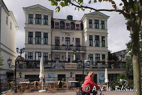 restauracja i hotel w Ahlbeck na wyspie Uznam, Niemcy