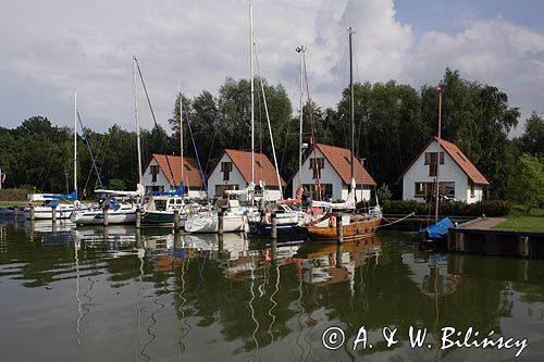 port jachtowy i domki letniskowe w Rankwitz na wyspie Uznam, Niemcy