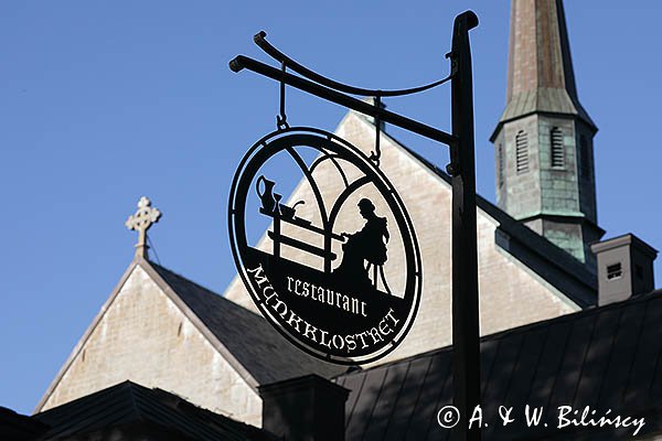 Przy katedrze i klasztorze św. Brygidy, Vadstena nad jeziorem Vattern, Szwecja