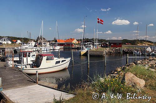 Port na wyspie Veno, Limfjord, Jutlandia, Dania
