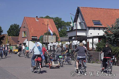 wioska Oost Vlieland na wyspie Vlieland, Wyspy Fryzyjskie, Holandia, Waddensee, Morze Wattowe