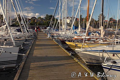 Marina w Vordingborg, Storstrommen, Zelandia, Dania