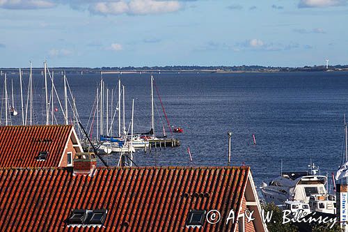 Marina w Vordingborg, Storstrommen, Zelandia, Dania