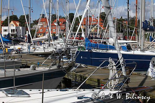 Marina w Vordingborg, Storstrommen, Zelandia, Dania