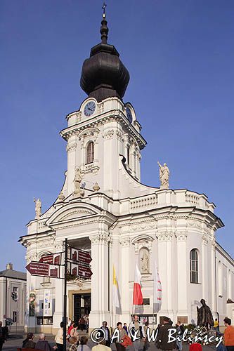 Wadowice, kościół Bazylika Mniejsza Ofiarowania NMP, z XVIII w.