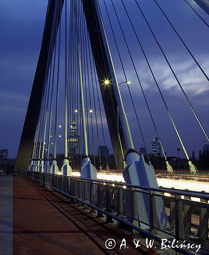 Most Świętokrzyski, Warszawa Poland, Warsaw, New - Swietokrzyski Bridge