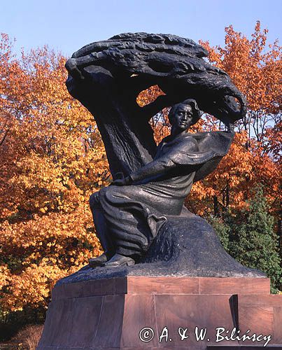 Warszawa, pomnik Chopina