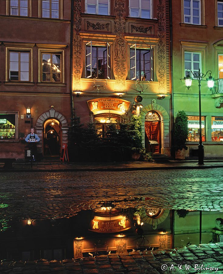 Warszawa noc, Rynek Starego Miasta