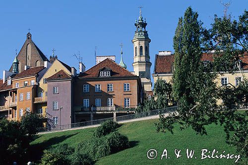 Warszawa, Stare Miasto, widok od strony Wisły